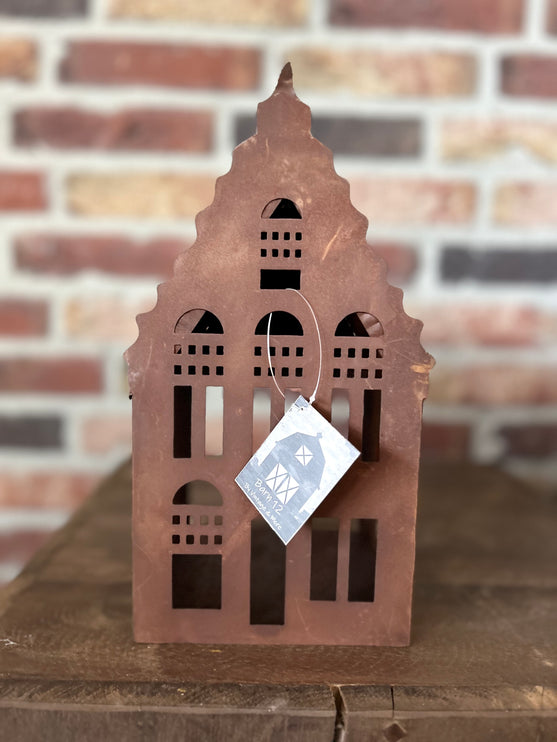 Metalen huis Roest