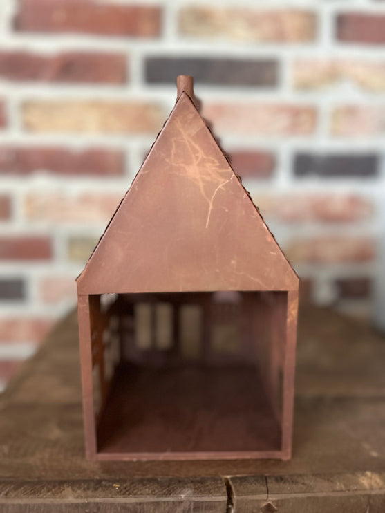 Metalen huis Roest
