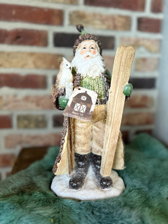 Santa met ski