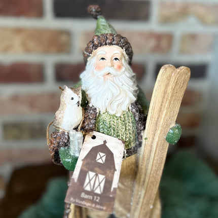 Santa met ski