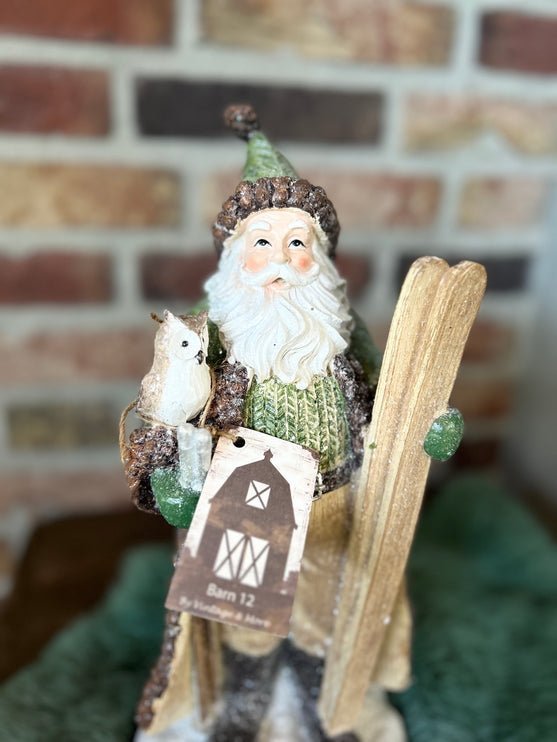 Santa met ski
