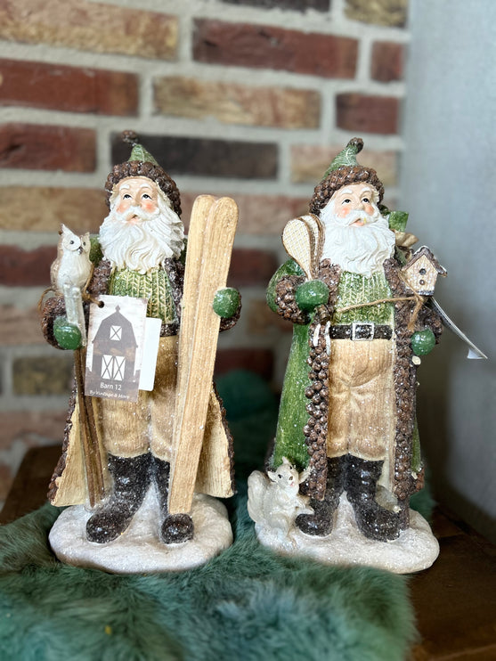 Santa met ski