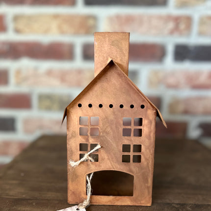 Metalen huisje Roest