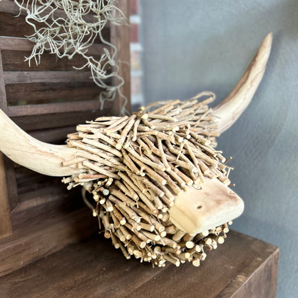 Decoratie Kop Schotse Hooglander