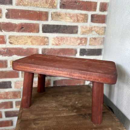 Houten plateau S Rood-Bruin