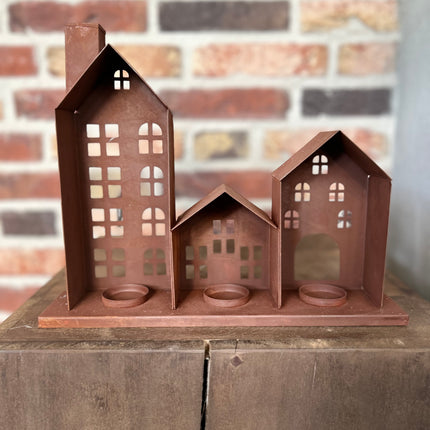 Metalen Roesthuisjes set van 3