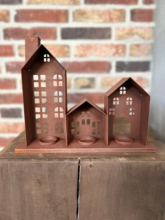 Metalen Roesthuisjes set van 3