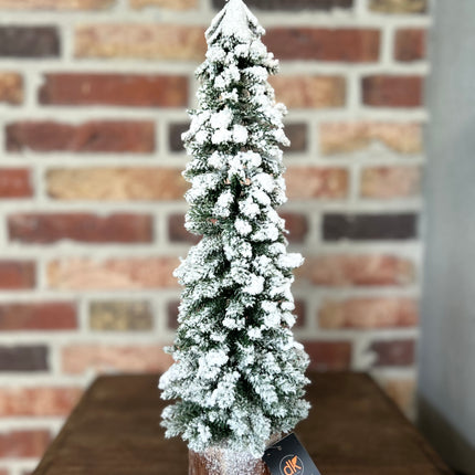 Boompje witte sneeuw