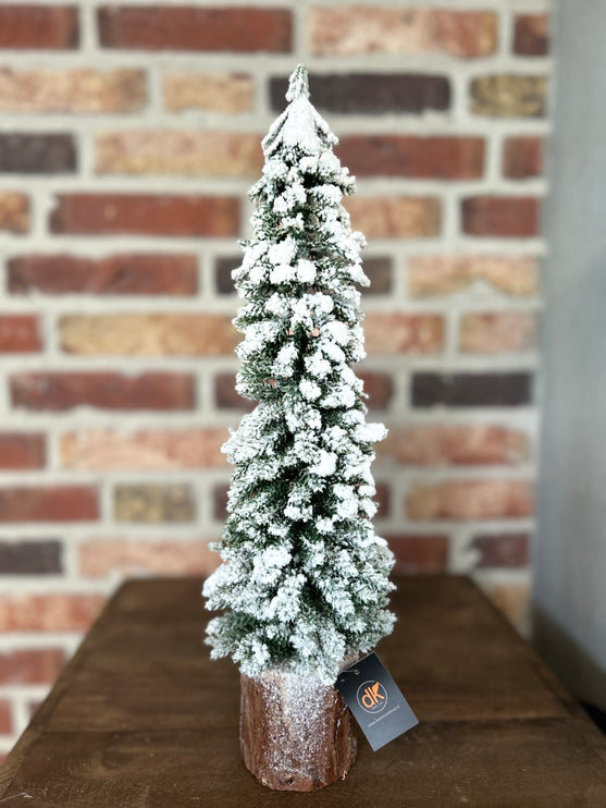 Boompje witte sneeuw