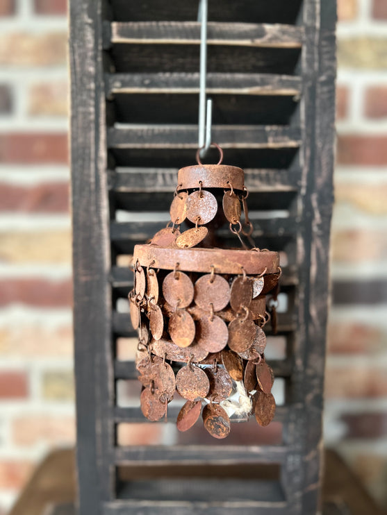 Schijfjeslamp roest