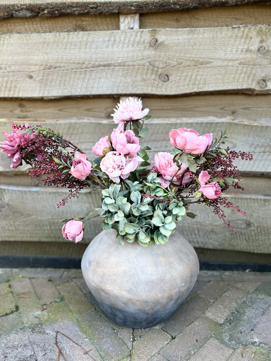 Kruik XXL compleet  met Bloemen