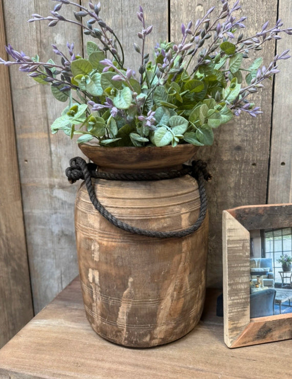 Authentieke Nepalese pot - Hout