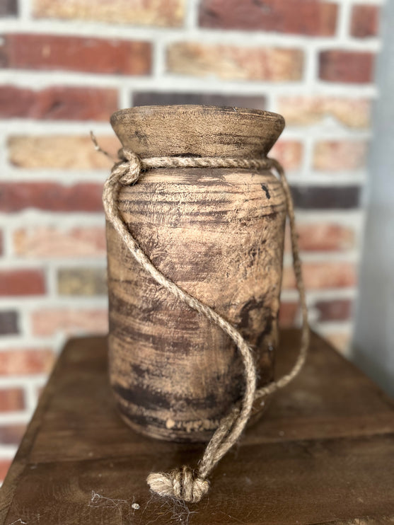 Houten Vaas