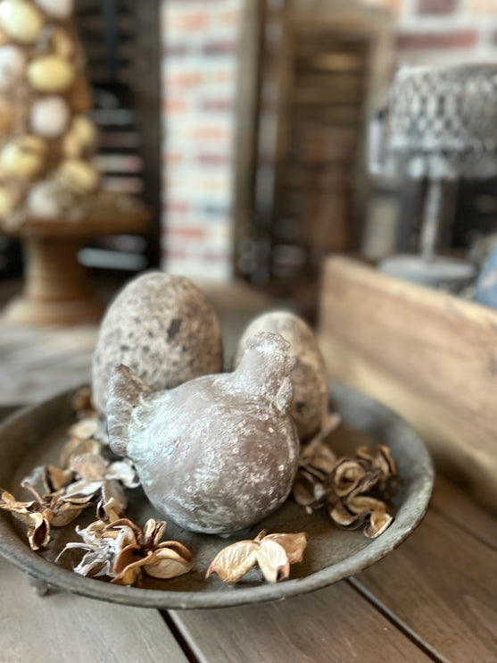 Ijzeren stolp L compleet met decoratie