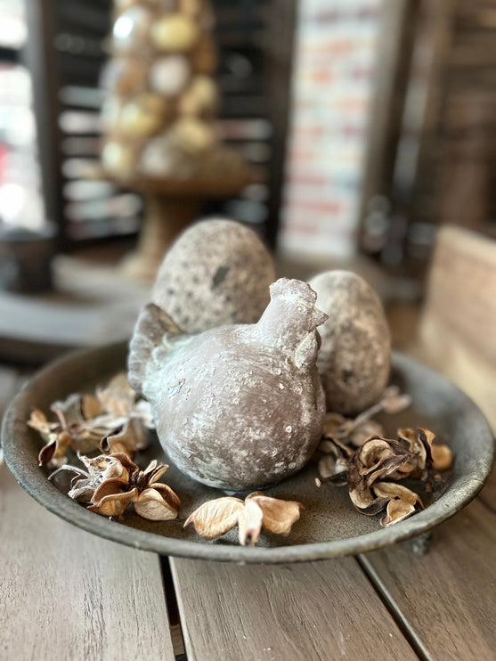 Ijzeren stolp L compleet met decoratie