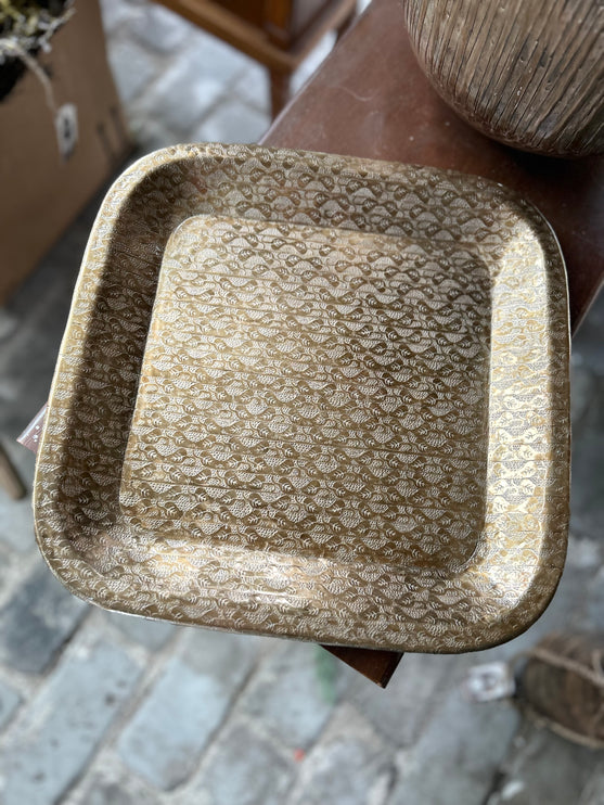 Dienblad Goud-Chroom