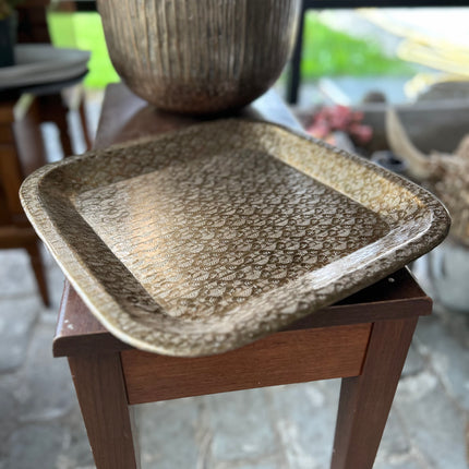 Dienblad Goud-Chroom