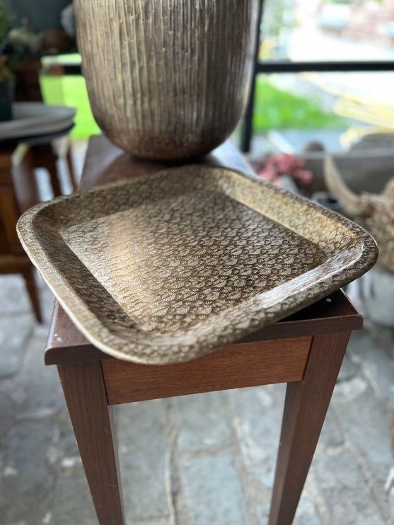 Dienblad Goud-Chroom