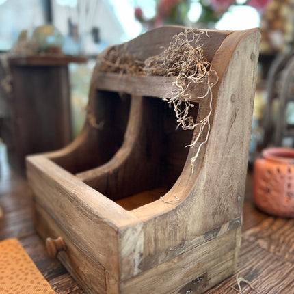 Grutterbak met laatje en vakjes