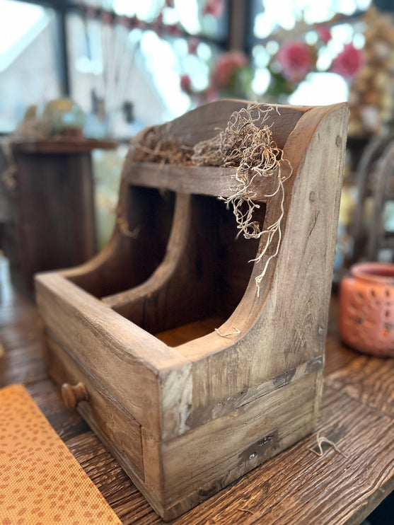 Grutterbak met laatje en vakjes