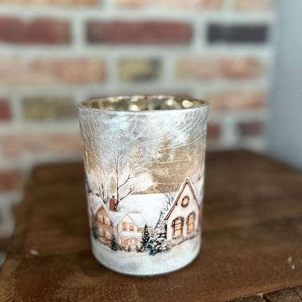 Theelicht XL Winters Landschap