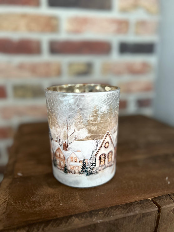Theelicht XL Winters Landschap