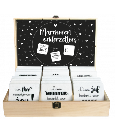 Marmeren onderzetter papa