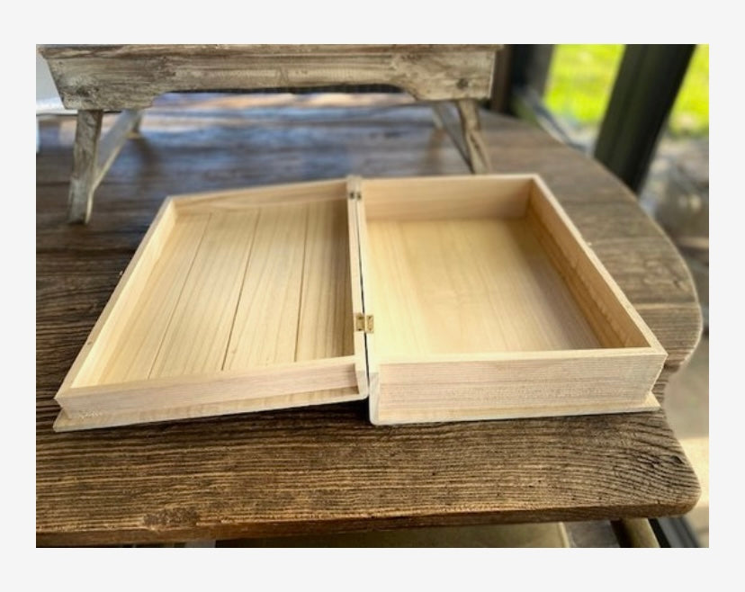 Houten Boekkist met naam naar wens