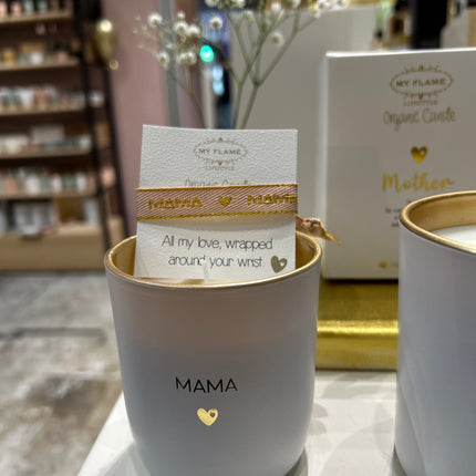 MY FLAME - SOJAKAARS -MAMA - GEUR: FRESH COTTON