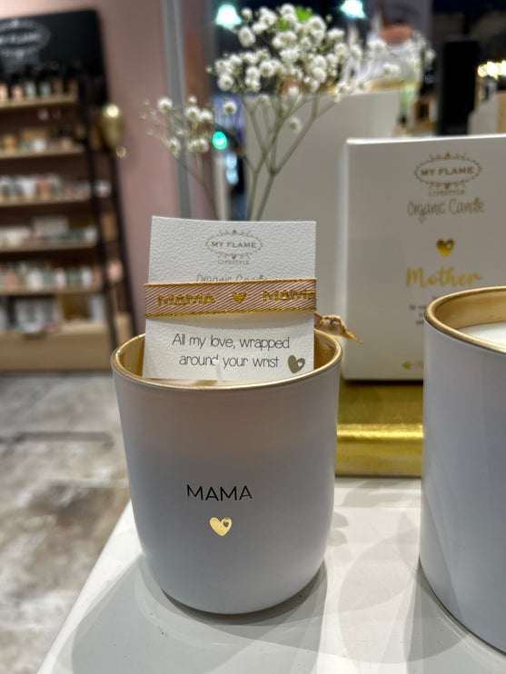 MY FLAME - SOJAKAARS -MAMA - GEUR: FRESH COTTON