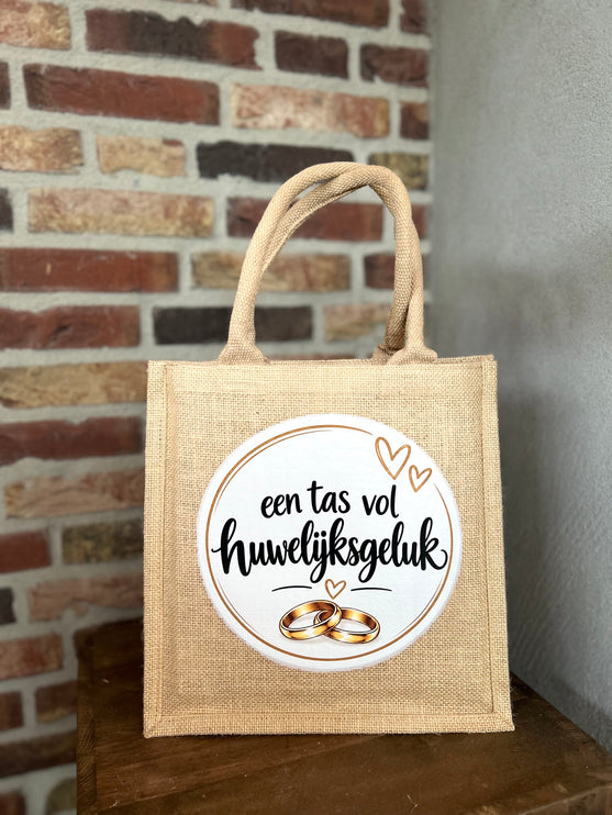 Cadeau Tas - Een tas vol Huwelijksgeluk