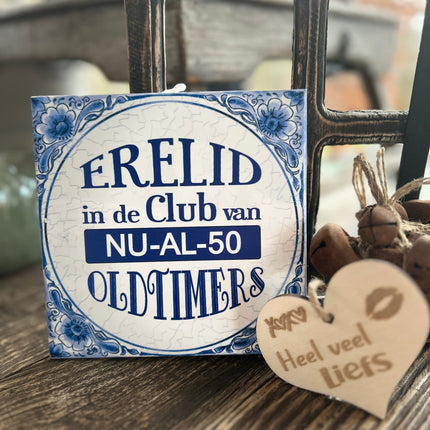 Tegels delfts blauw - 50 jaar