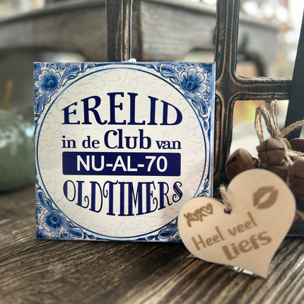 Tegels delfts blauw - 70 jaar
