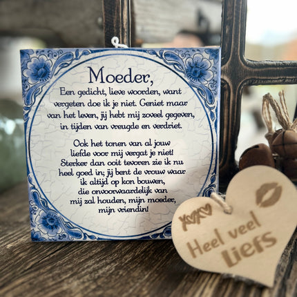 Tegels delfts blauw - Moedertekst