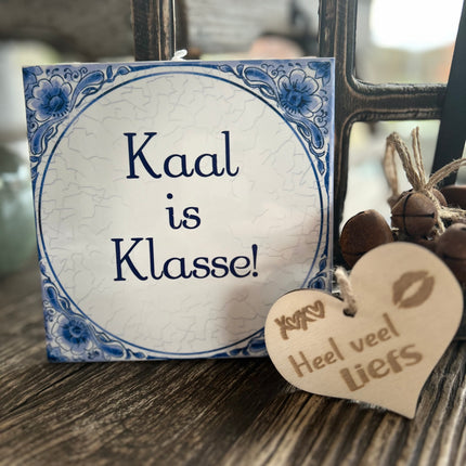 Tegels delfts blauw - Kaal is Klasse