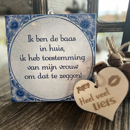 Tegels delfts blauw - baas in huis