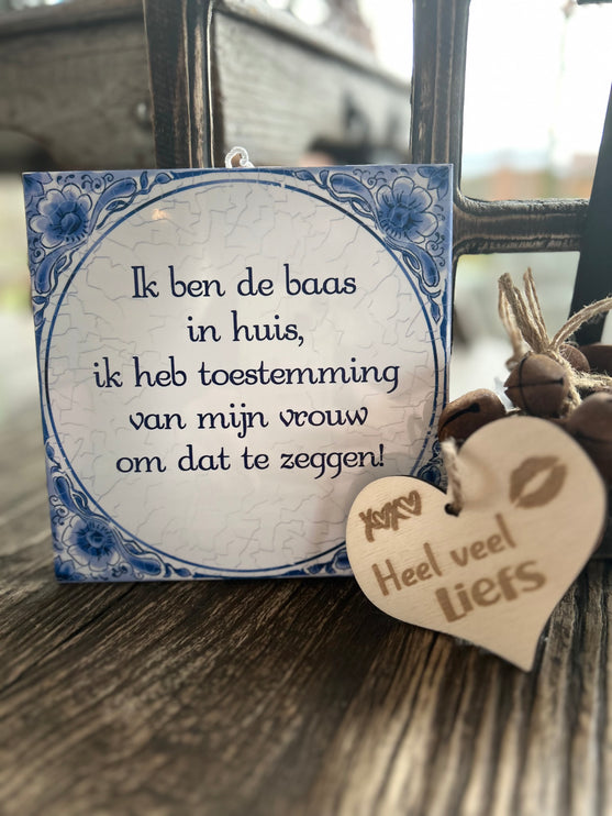 Tegels delfts blauw - baas in huis