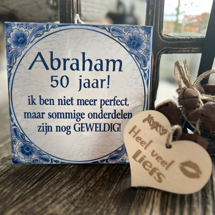 Tegels delfts blauw - abraham