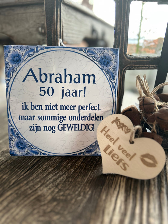 Tegels delfts blauw - abraham