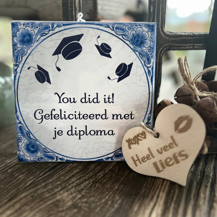 Tegel Delfts Blauw - You did it