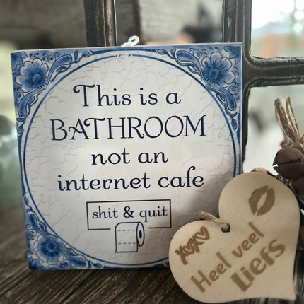 Tegel Delfts Blauw - Bathroom not internet