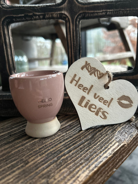 SOJAKAARS IN EIERDOP - HELLO SPRING - GREEN TEA TIME