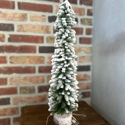 Kerstboom met sneeuw L