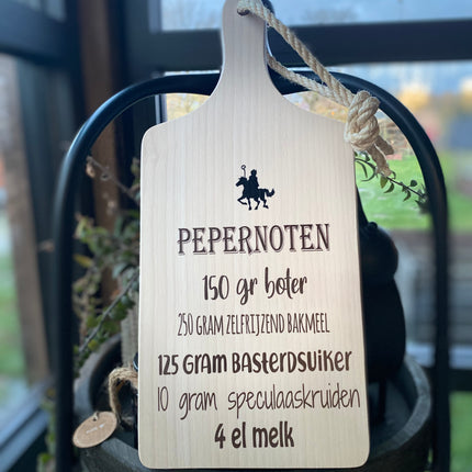 Serveerplankje Pepernotenrecept - Sinterklaas