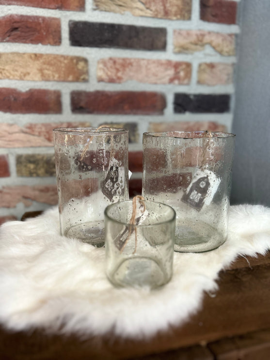 Windlicht Bubble glas S