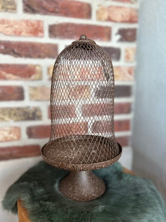 Metalen stolp hoog Maat L