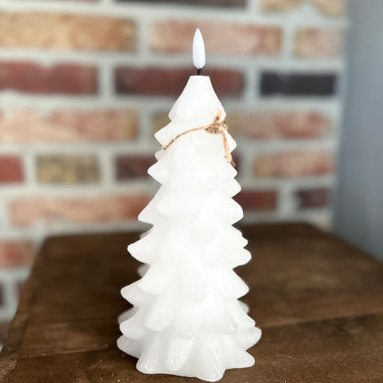 Ledkaars Kerstboom M Wit