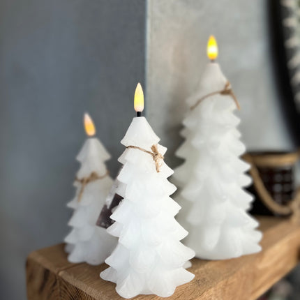Kerstboom Ledkaars S Wit