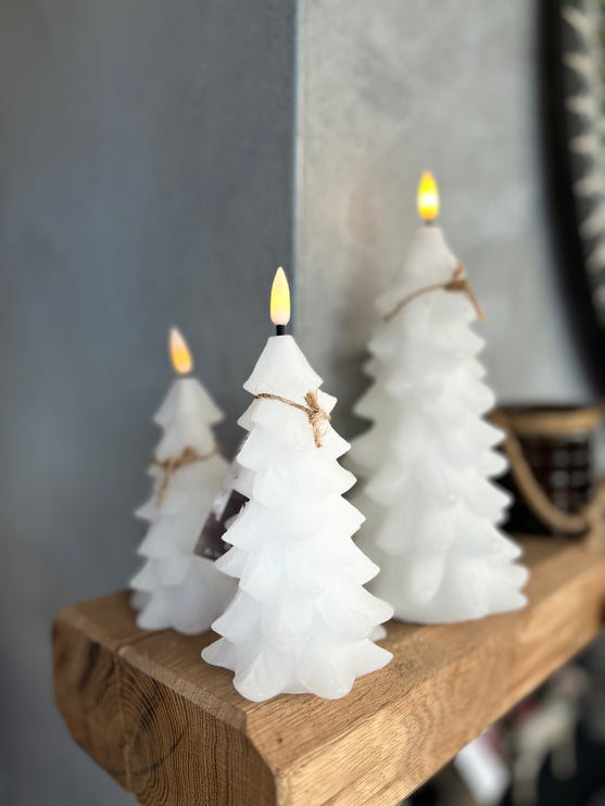 Kerstboom Ledkaars S Wit