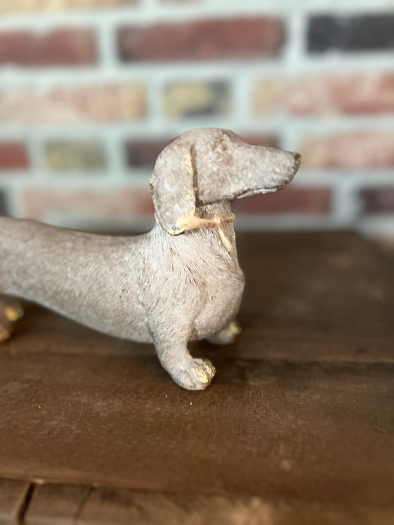 Tekkel met goud detailles